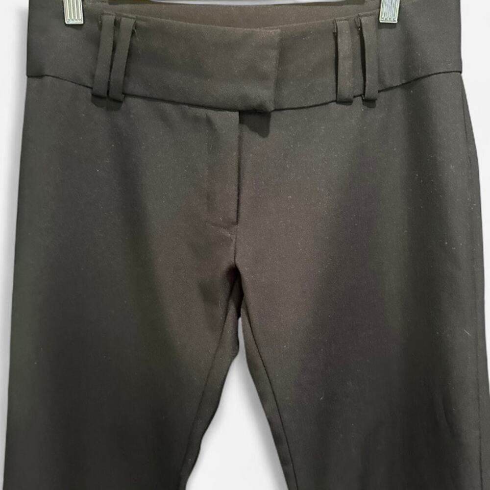 Heza Y2K Low Rise Flared Black Office Siren Indie Sleaze Pants Size 4 - Picture 6 of 8